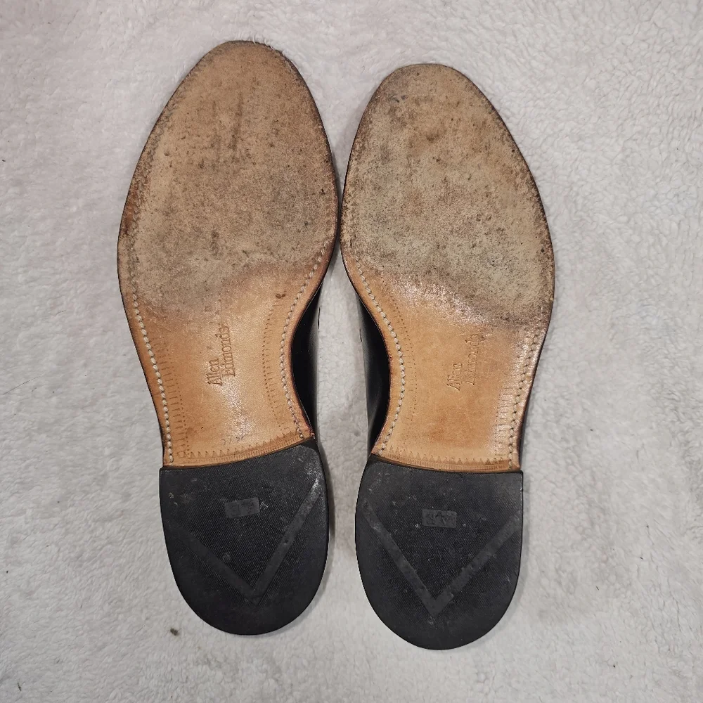 Allen Edmonds Black Leather Tassel Loafers Size 9 C